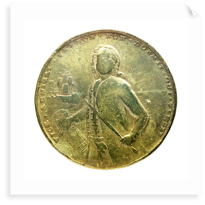 Medal commemorating Admiral Edward Vernon (1684-1757) and the Duke of Argyle; obverse by Unknown
