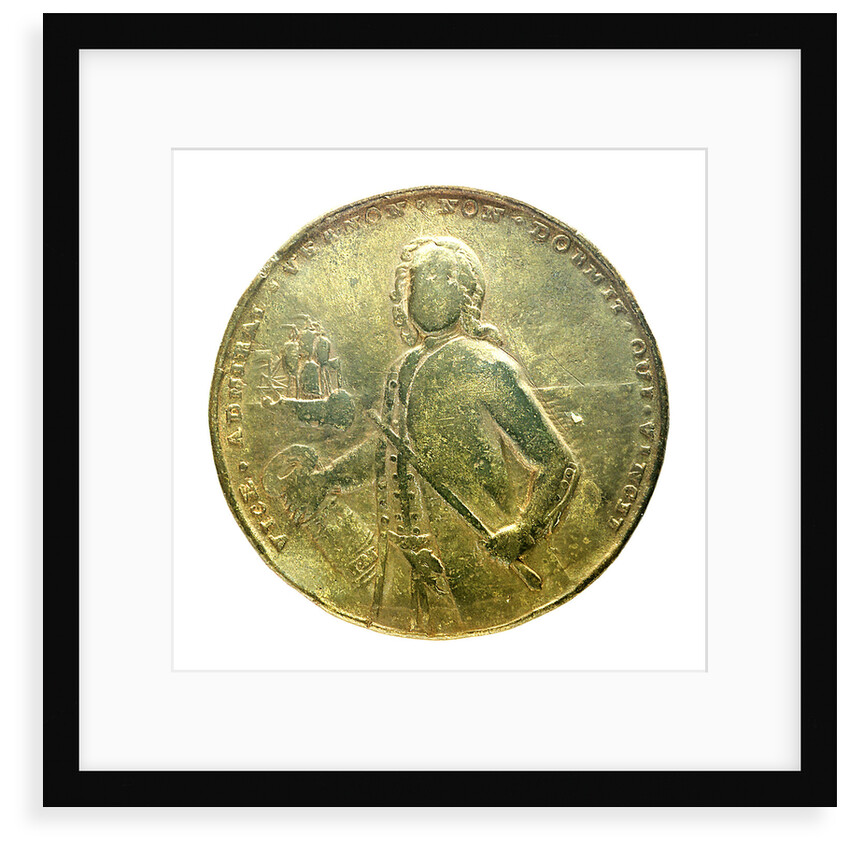 Medal commemorating Admiral Edward Vernon (1684-1757) and the Duke of Argyle; obverse by Unknown