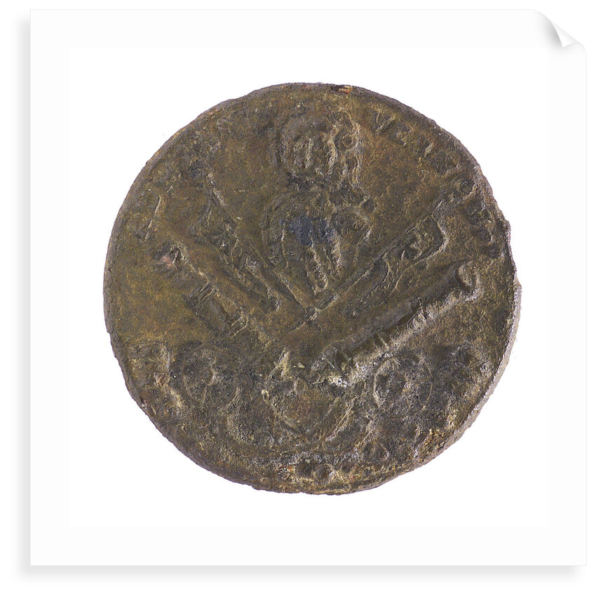 Button commemorating Admiral Edward Vernon (1684-1757); obverse by unknown