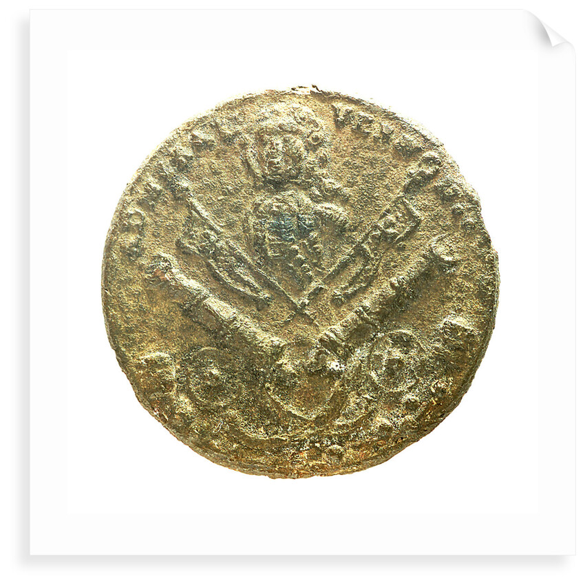 Button commemorating Admiral Edward Vernon (1684-1757); reverse by unknown