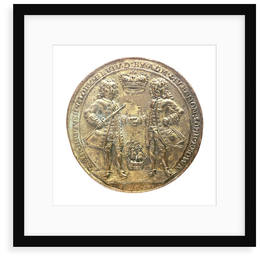 Medal commemorating Admiral Edward Vernon (1684-1757) and Sir Robert Walpole (1676-1745); obverse by unknown