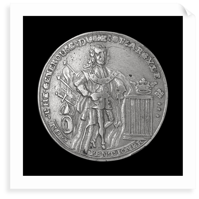 Medal commemorating the John Campbell. 2nd Duke of Argyll (1678-1743), Admiral Edward Vernon, Sir Robert Walpole; obverse by unknown