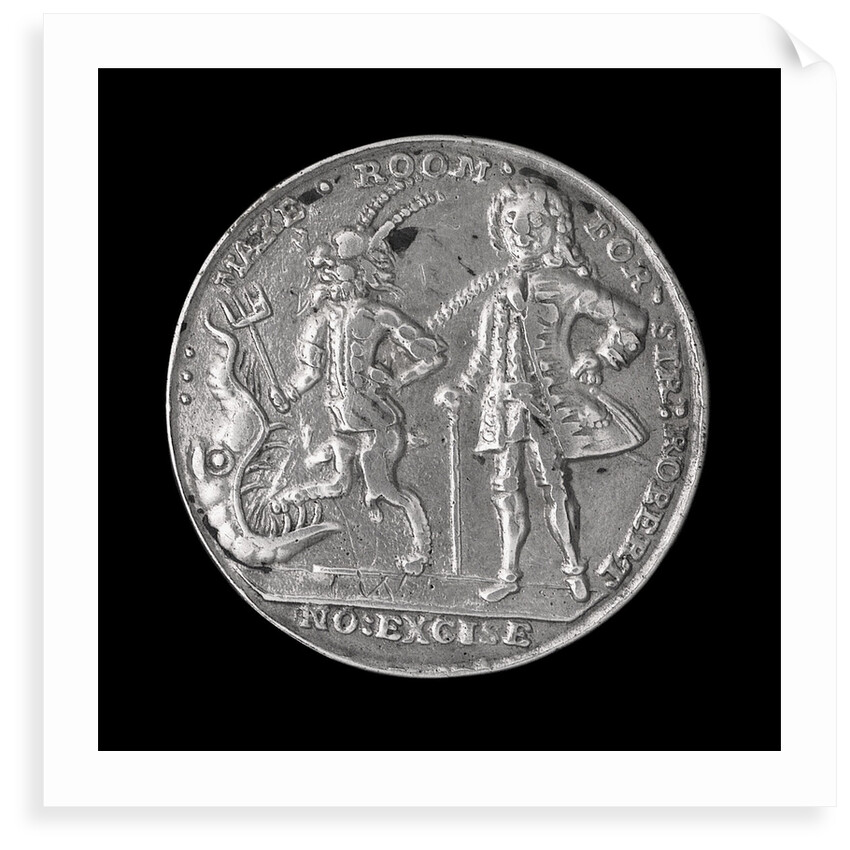 Medal commemorating the John Campbell. 2nd Duke of Argyll (1678-1743), Admiral Edward Vernon, Sir Robert Walpole; reverse by unknown