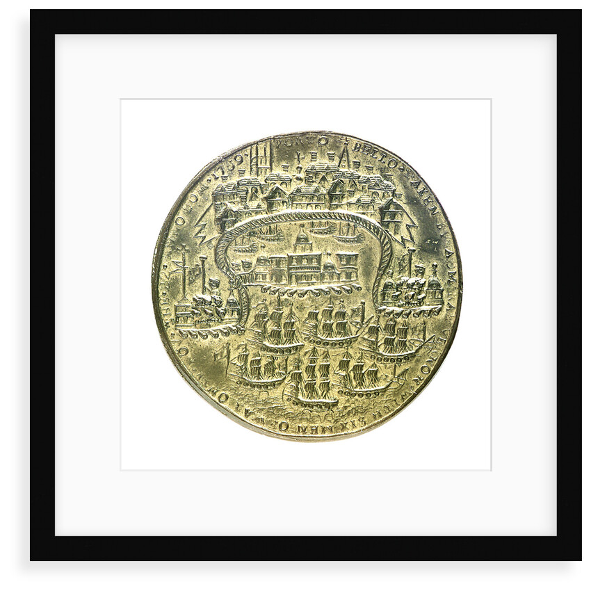 Medal commemorating Admiral Edward Vernon (1684-1757) and the capture of Porto Bello, 1739; reverse by unknown