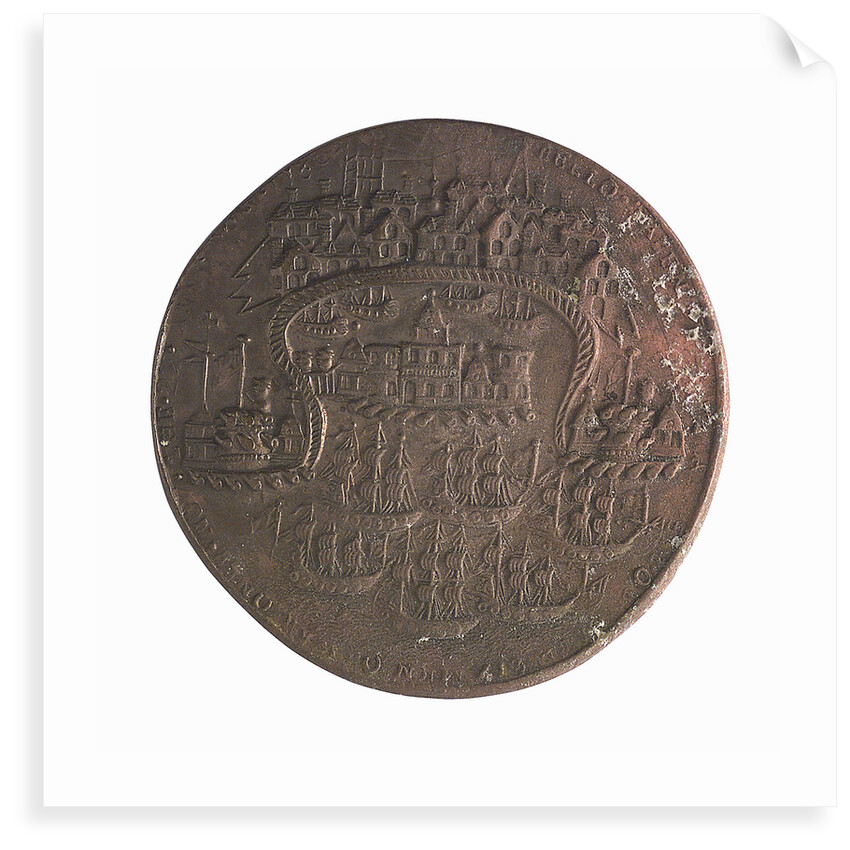Medal commemorating the capture of Porto Bello, 1739; reverse by unknown