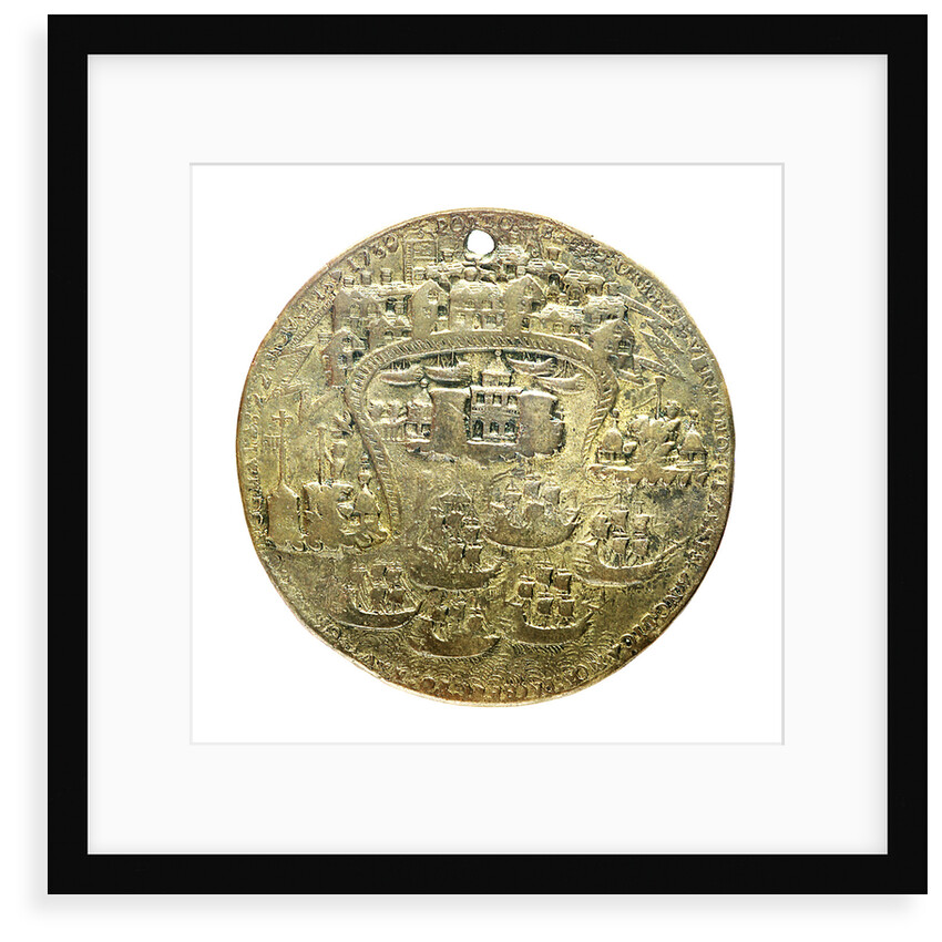Medal commemorating the capture of Porto Bello, 1739; obverse by unknown