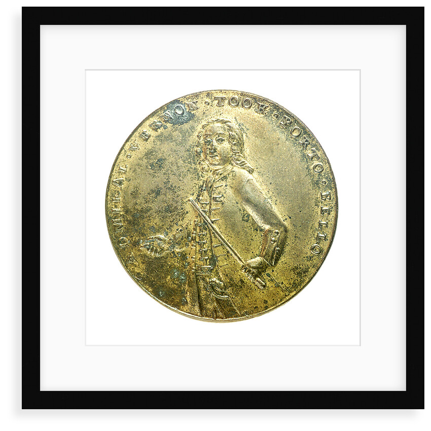 Medal commemorating Admiral Edward Vernon (1684-1757) and the capture of Porto Bello, 1739; obverse by unknown