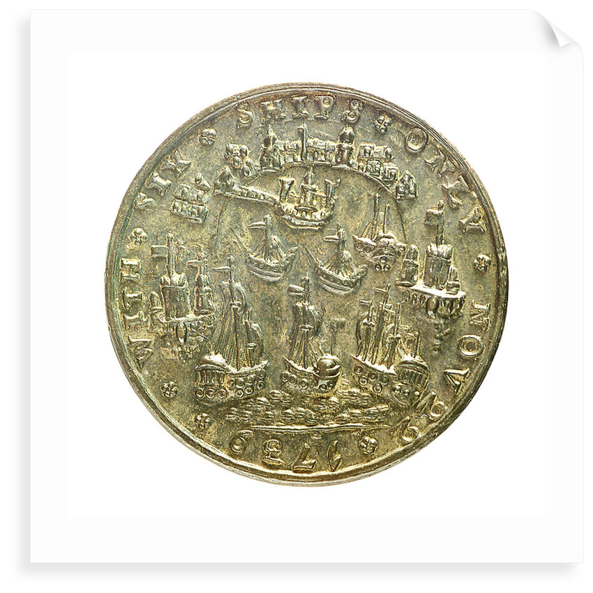 Medal commemorating Admiral Edward Vernon (1684-1757) and the capture of Porto Bello, 1739; reverse by unknown