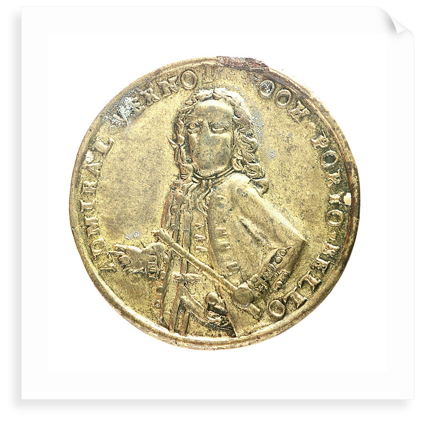 Medal commemorating Admiral Edward Vernon (1684-1757) and the capture of Porto Bello, 1739; obverse by unknown
