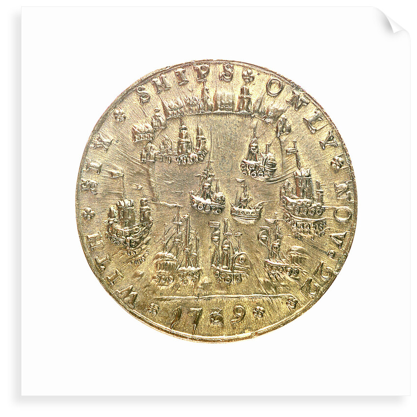 Medal commemorating Admiral Edward Vernon (1684-1757) and the capture of Porto Bello, 1739; reverse by Unknown
