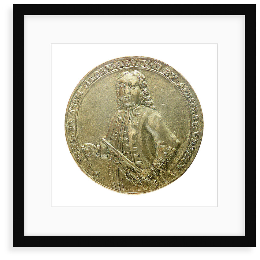 Medal commemorating Admiral Edward Vernon (1684-1757) and the capture of Porto Bello, 1739; obverse by unknown