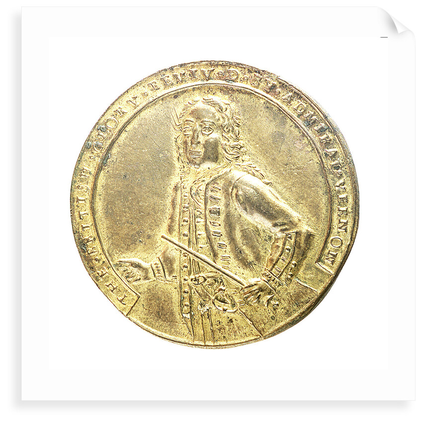 Medal commemorating Admiral Edward Vernon (1684-1757) and the capture of Porto Bello, 1739; obverse by unknown