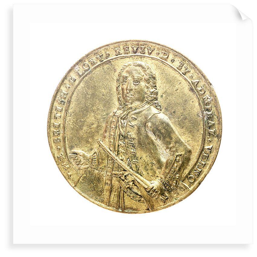 Medal commemorating Admiral Edward Vernon (1684-1757) and the capture of Porto Bello, 1739; obverse by unknown