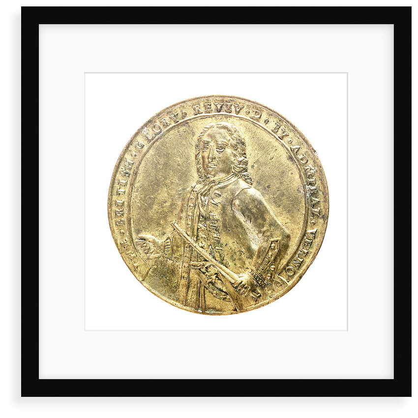 Medal commemorating Admiral Edward Vernon (1684-1757) and the capture of Porto Bello, 1739; obverse by unknown