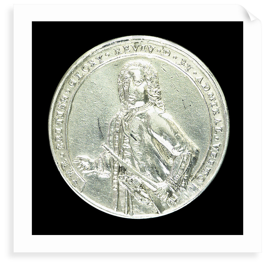 Medal commemorating Admiral Edward Vernon (1684-1757) and the capture of Porto Bello, 1739; obverse by unknown