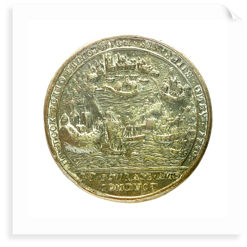 Medal commemorating Admiral Edward Vernon (1684-1757) and the capture of Porto Bello, 1739; reverse by unknown