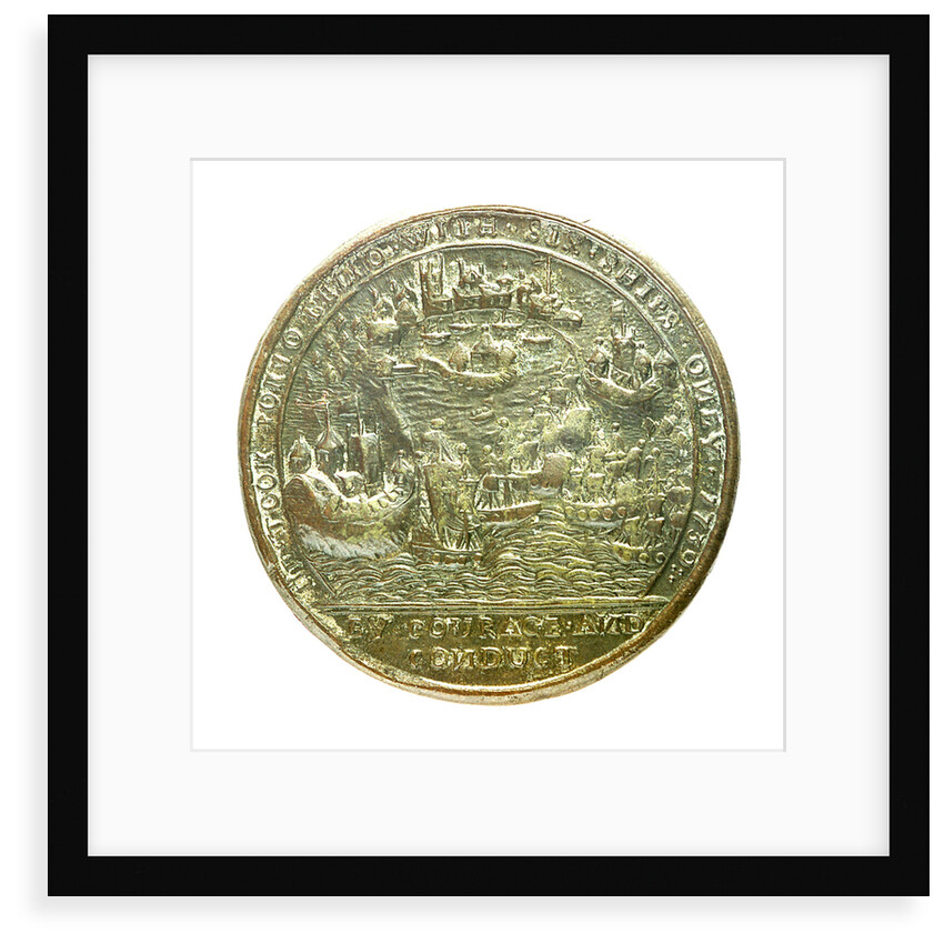 Medal commemorating Admiral Edward Vernon (1684-1757) and the capture of Porto Bello, 1739; reverse by unknown