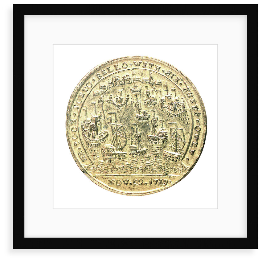 Medal commemorating Admiral Edward Vernon (1684-1757) and the capture of Porto Bello, 1739; reverse by unknown