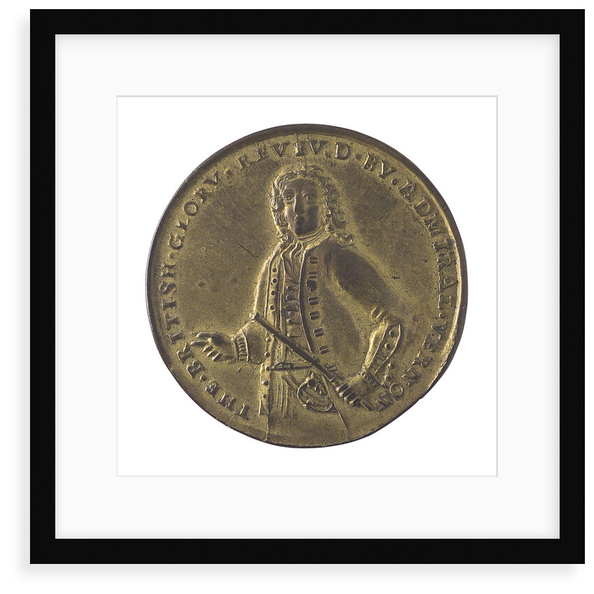 Medal commemorating Admiral Edward Vernon (1684-1757) and the capture of Porto Bello, 1739; obverse by unknown