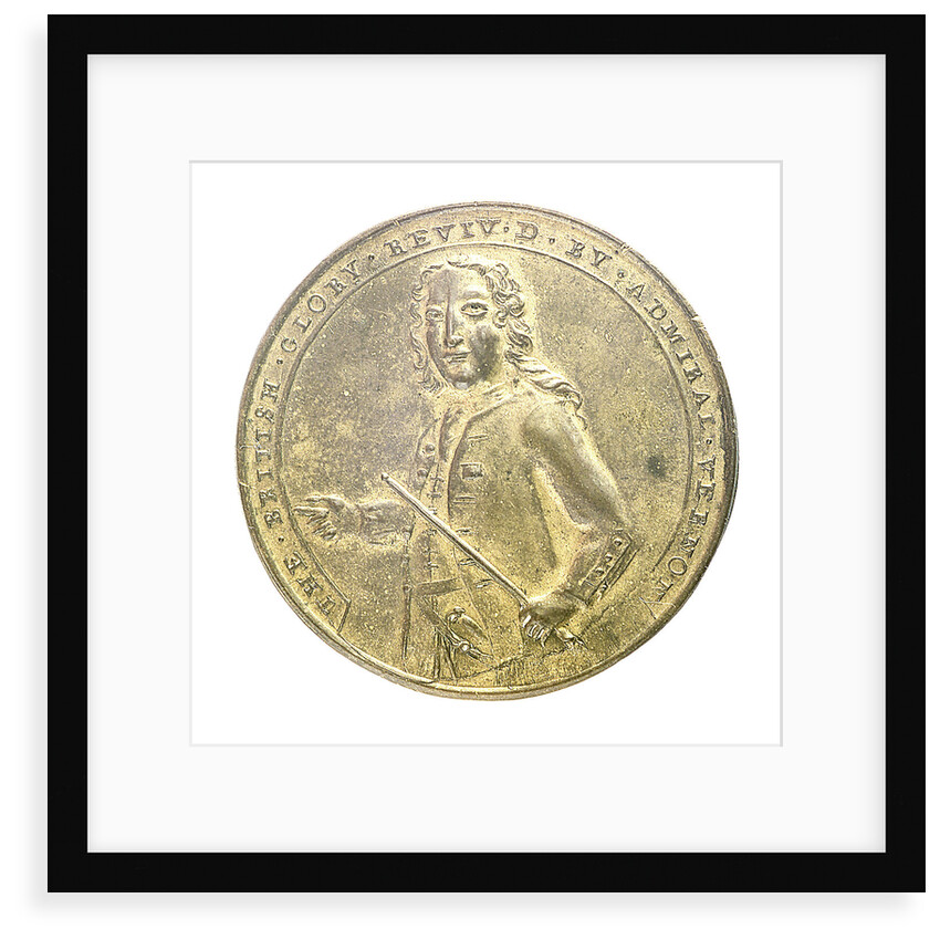 Medal commemorating Admiral Edward Vernon (1684-1757) and the capture of Porto Bello, 1739; obverse by unknown