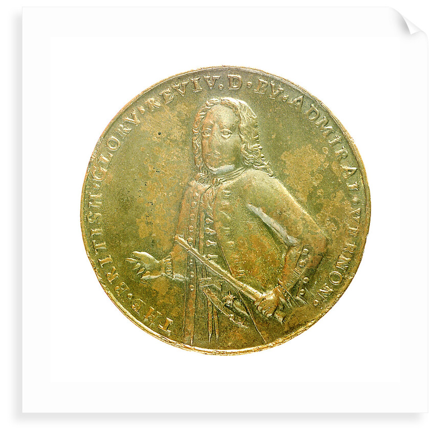 Medal commemorating Admiral Edward Vernon (1684-1757) and the capture of Porto Bello, 1739; obverse by unknown