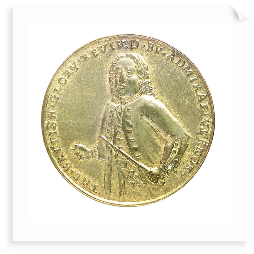 Medal commemorating Admiral Edward Vernon (1684-1757) and the capture of Porto Bello, 1739; obverse by unknown