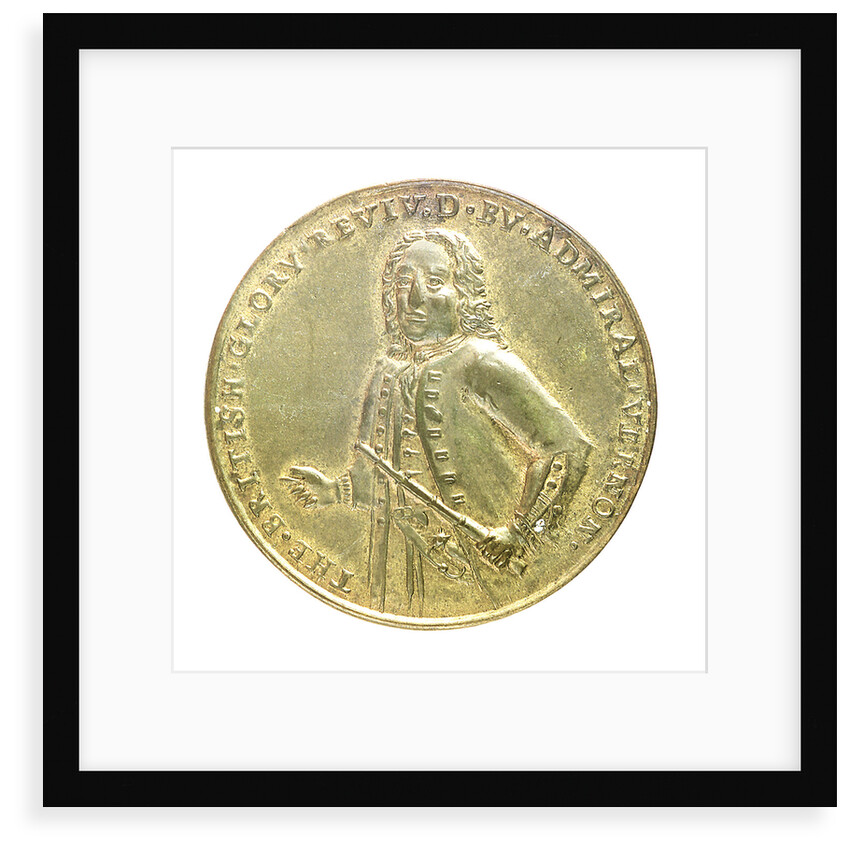Medal commemorating Admiral Edward Vernon (1684-1757) and the capture of Porto Bello, 1739; obverse by unknown