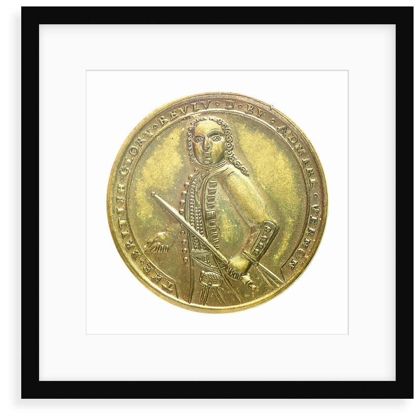 Medal commemorating Admiral Edward Vernon (1684-1757) and the capture of Porto Bello, 1739; obverse by unknown