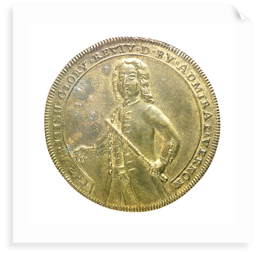 Medal commemorating Admiral Edward Vernon (1684-1757) and the capture of Porto Bello, 1739; obverse by unknown