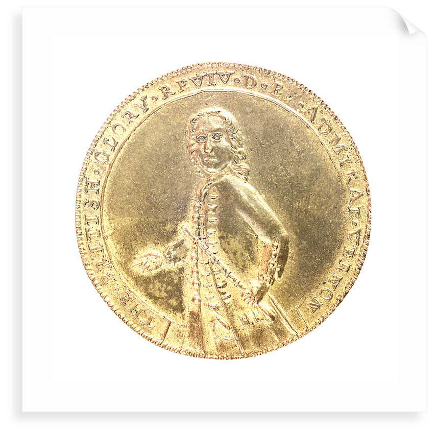 Medal commemorating Admiral Edward Vernon (1684-1757) and the capture of Porto Bello, 1739; obverse by unknown