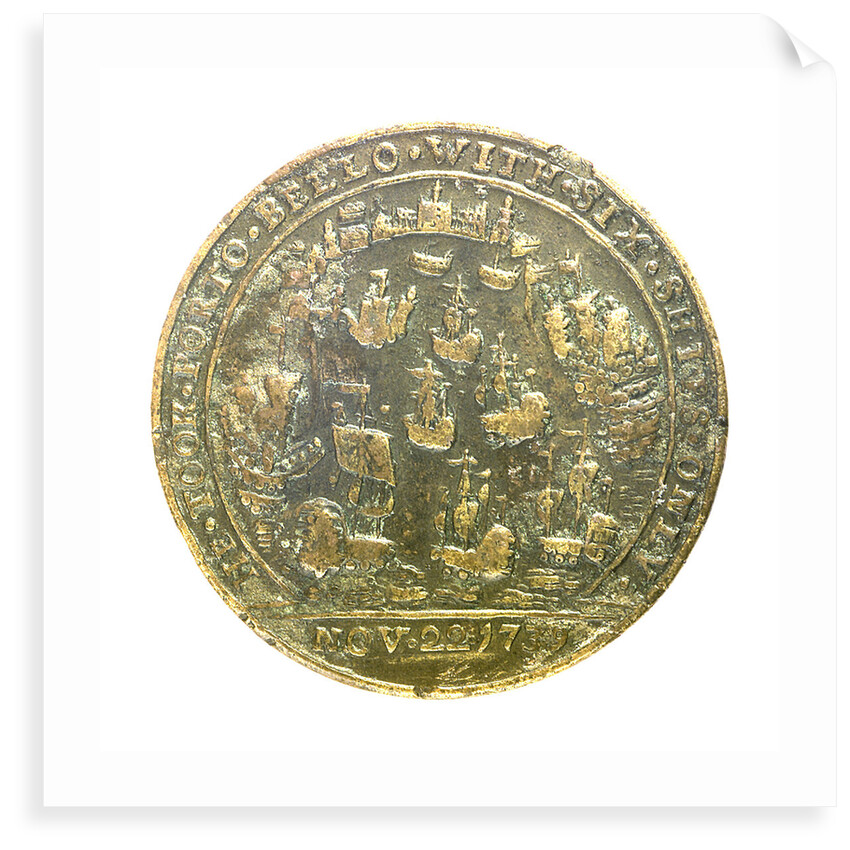 Medal commemorating Admiral Edward Vernon (1684-1757) and the capture of Porto Bello, 1739; reverse by unknown