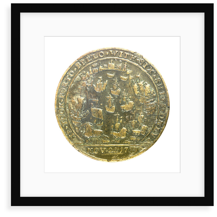Medal commemorating Admiral Edward Vernon (1684-1757) and the capture of Porto Bello, 1739; reverse by unknown