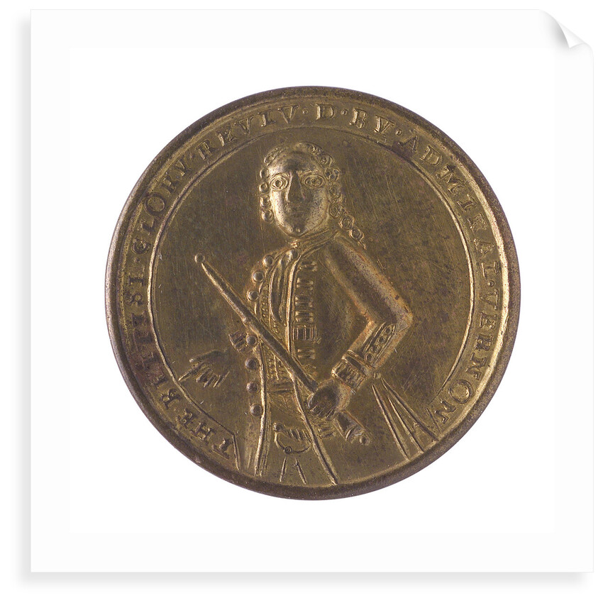 Medal commemorating Admiral Edward Vernon (1684-1757) and the capture of Porto Bello, 1739; obverse by unknown