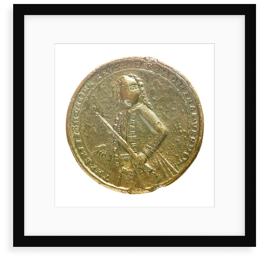Medal commemorating Admiral Edward Vernon (1684-1757) and the capture of Porto Bello, 1739; obverse by Unknown
