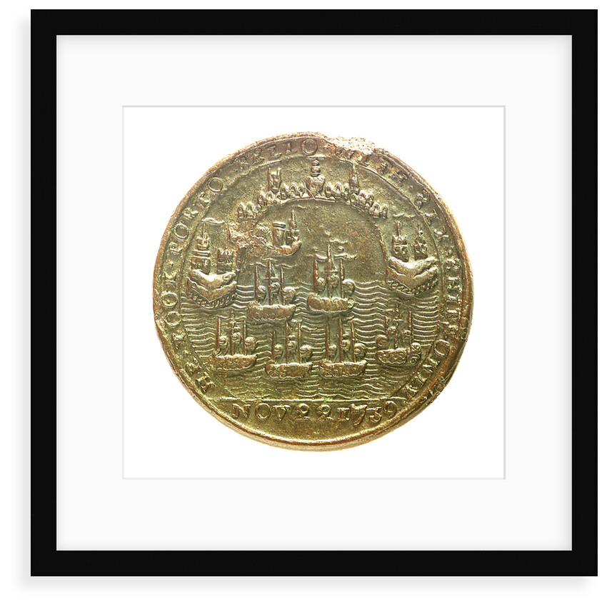 Medal commemorating Admiral Edward Vernon (1684-1757) and the capture of Porto Bello, 1739; reverse by unknown