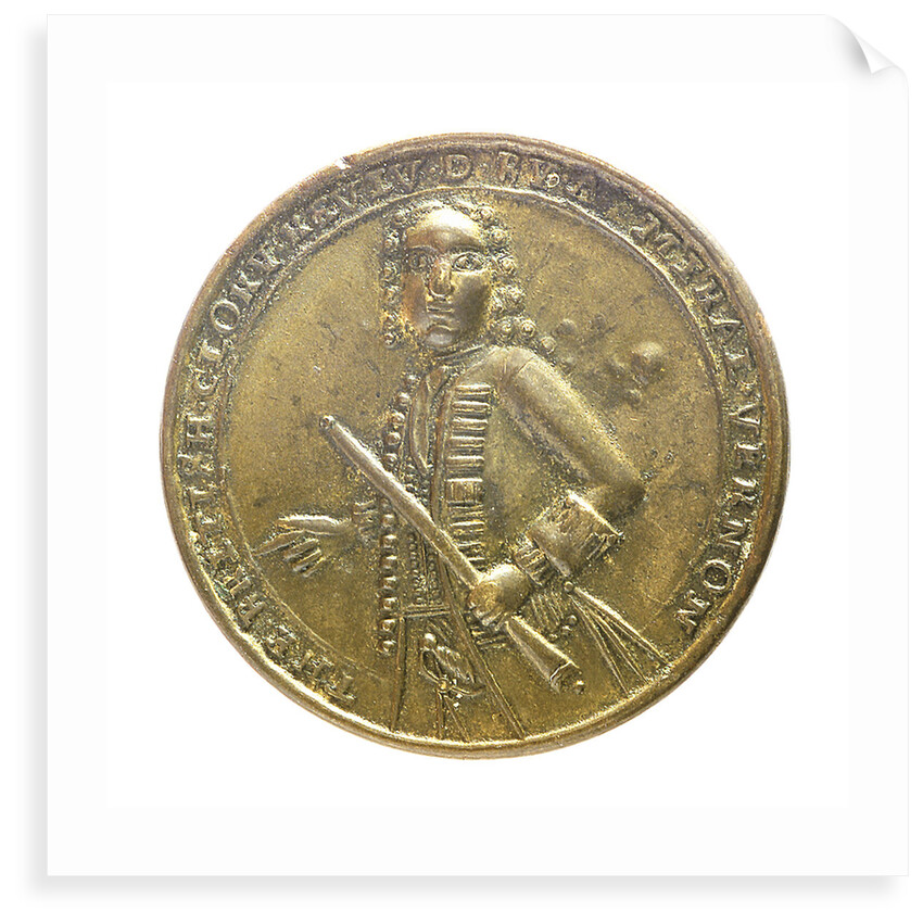 Medal commemorating Admiral Edward Vernon (1684-1757) and the capture of Porto Bello, 1739; obverse by unknown