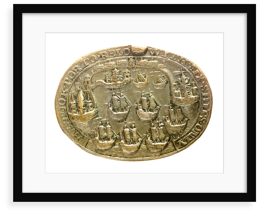 Medal commemorating Admiral Edward Vernon (1684-1757) and the capture of Porto Bello, 1739; reverse by unknown