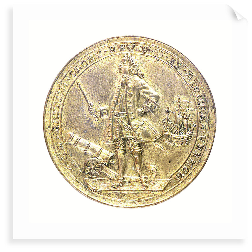 Medal commemorating Admiral Edward Vernon (1684-1757) and the capture of Porto Bello, 1739; obverse by unknown
