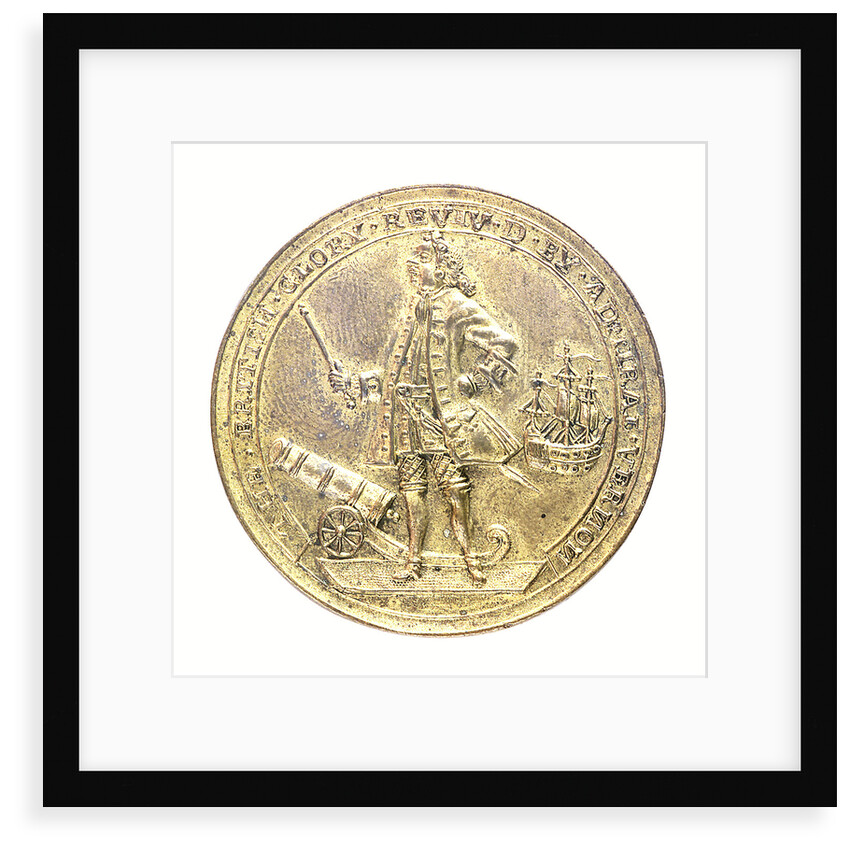 Medal commemorating Admiral Edward Vernon (1684-1757) and the capture of Porto Bello, 1739; obverse by unknown
