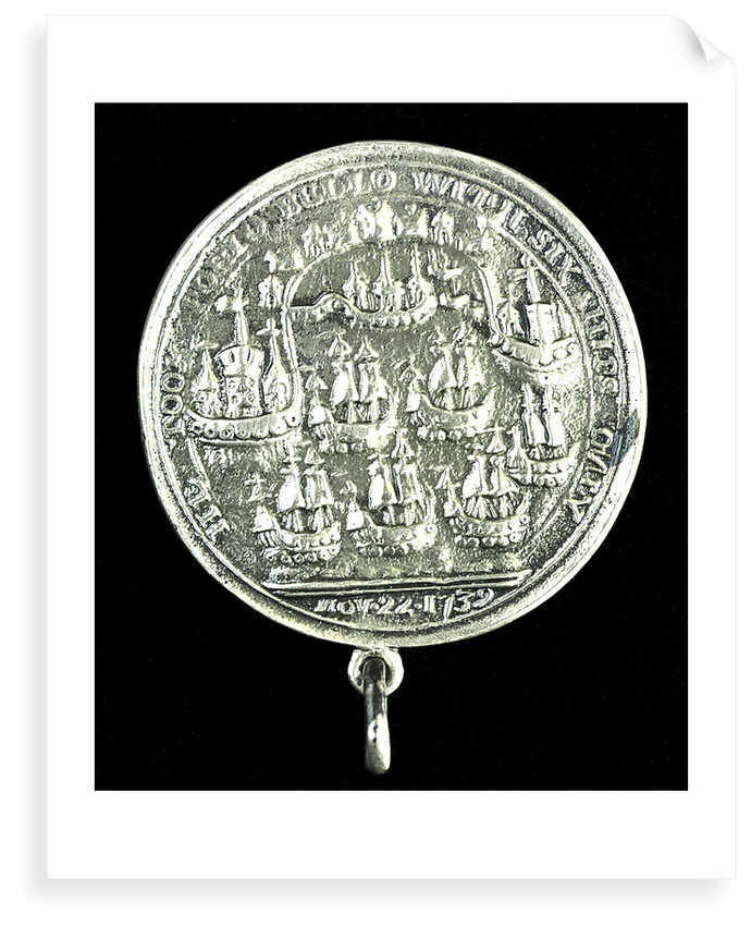 Medal commemorating Admiral Edward Vernon (1684-1757) and the capture of Porto Bello, 1739; reverse by Unknown