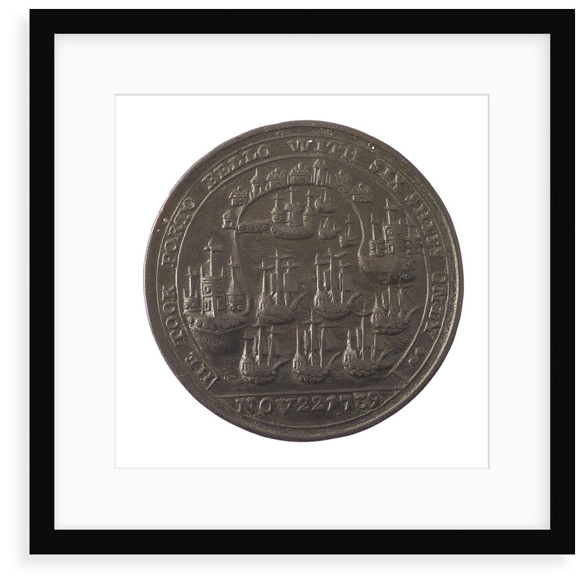 Medal commemorating Admiral Edward Vernon (1684-1757) and the capture of Porto Bello, 1739; reverse by unknown