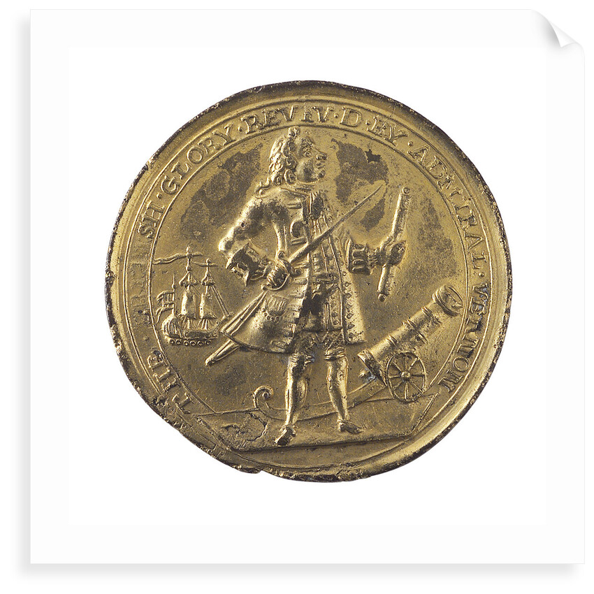 Medal commemorating Admiral Edward Vernon (1684-1757) and the capture of Porto Bello, 1739; obverse by unknown