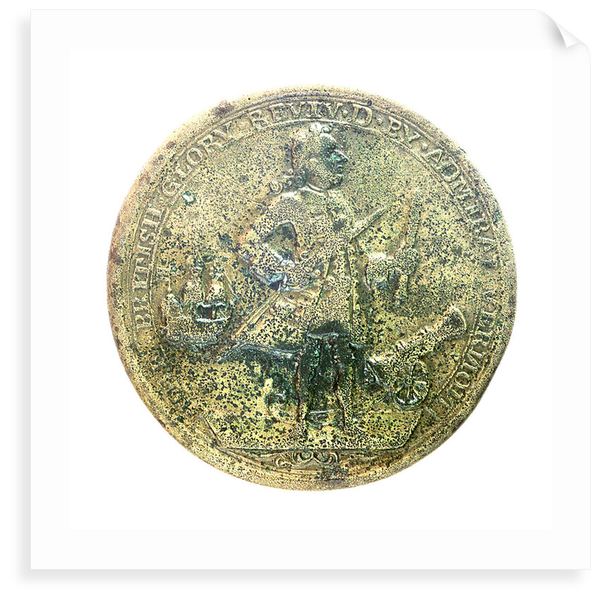 Medal commemorating Admiral Edward Vernon (1684-1757) and the capture of Porto Bello, 1739; obverse by J.V. Roche