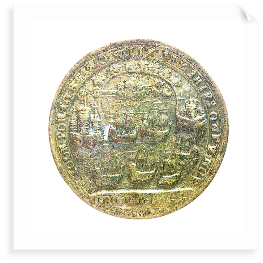 Medal commemorating Admiral Edward Vernon (1684-1757) and the capture of Porto Bello, 1739; reverse by J.V. Roche