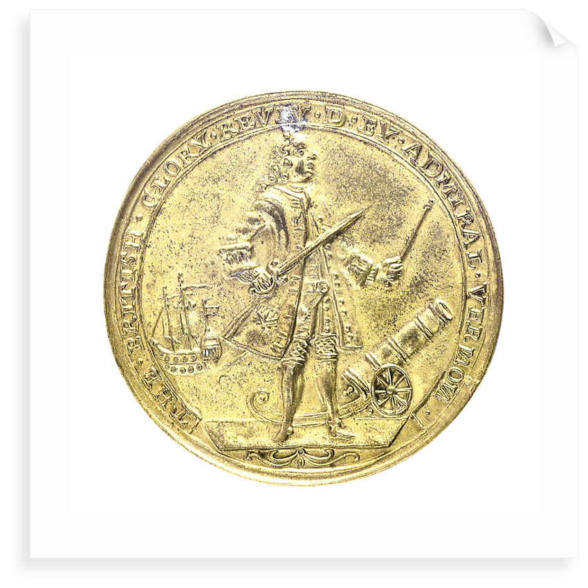 Medal commemorating Admiral Edward Vernon (1684-1757) and the capture of Porto Bello, 1739; obverse by Unknown