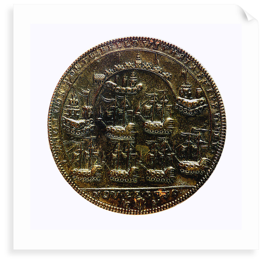 Medal commemorating Admiral Edward Vernon (1684-1757) and the capture of Porto Bello, 1739; reverse by unknown