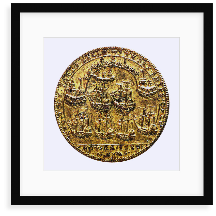 Medal commemorating Admiral Edward Vernon (1684-1757) and the capture of Porto Bello, 1739; reverse by Unknown