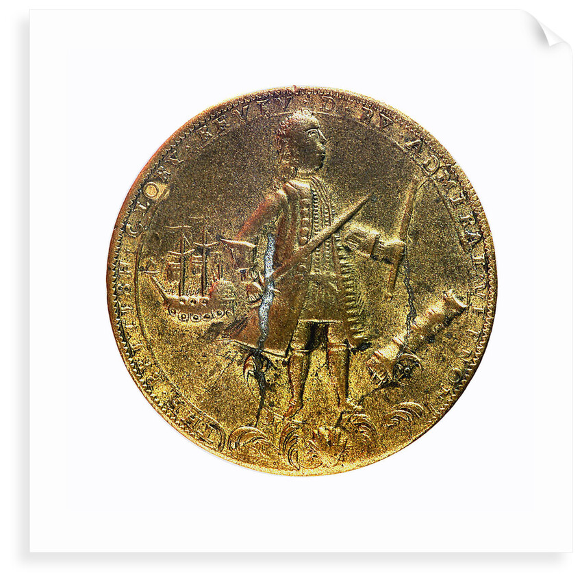 Medal commemorating Admiral Edward Vernon (1684-1757) and the capture of Porto Bello, 1739; obverse by unknown