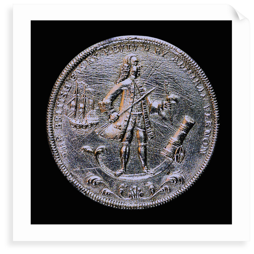 Medal commemorating Admiral Edward Vernon (1684-1757) and the capture of Porto Bello, 1739; obverse by unknown