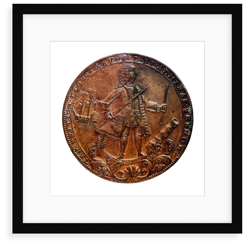 Medal commemorating Admiral Edward Vernon (1684-1757) and the capture of Porto Bello, 1739; obverse by unknown
